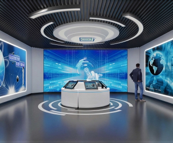 Modern Exhibition Hall-ID:110429057