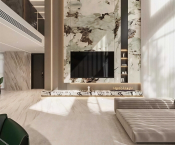 Modern A Living Room-ID:601459034