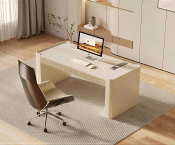 Modern Office Desk And Chair-ID:955034972