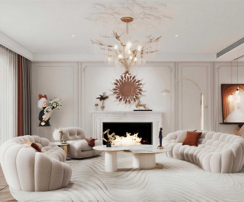 Modern A Living Room-ID:876265058