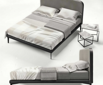 Modern Double Bed-ID:142081026