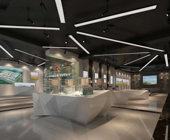 Modern Office Exhibition Hall-ID:406835085