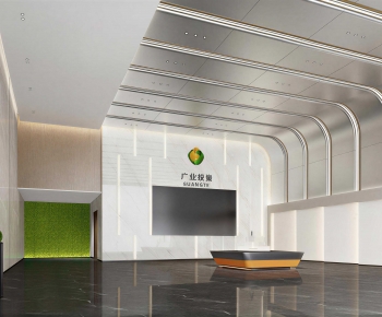 Modern Office Reception Desk-ID:793323996