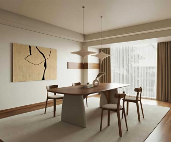 Wabi-sabi Style Dining Room-ID:830400077