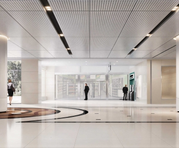 Modern Office Reception Desk-ID:178630112