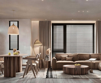 Wabi-sabi Style A Living Room-ID:560892119