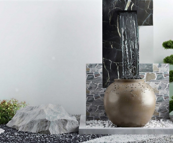 New Chinese Style Plant Landscaping-ID:506510976