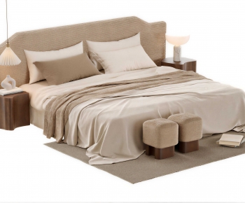 Modern Double Bed-ID:314929538