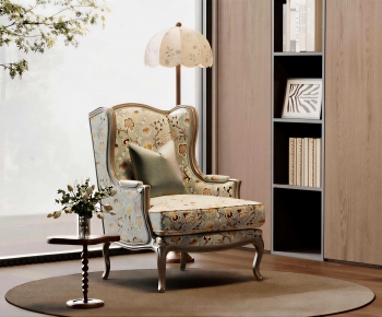 American Style Single Sofa-ID:766496904
