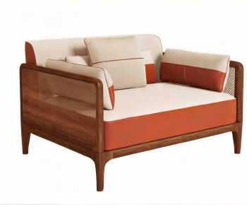 New Chinese Style Single Sofa-ID:575392016