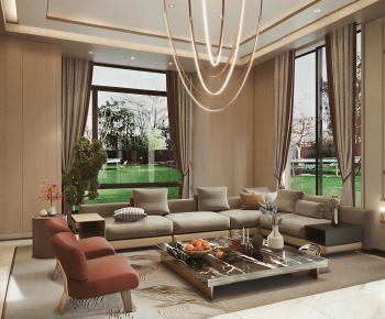 Modern A Living Room-ID:510823971