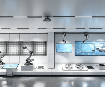 Modern Exhibition Hall-ID:553674942