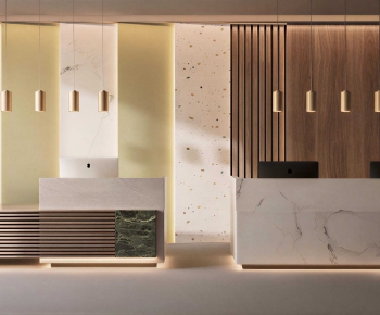 Modern Reception Desk-ID:682593111