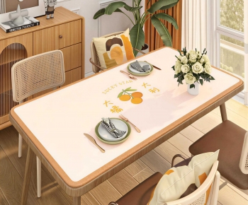Nordic Style Dining Table And Chairs-ID:180457126