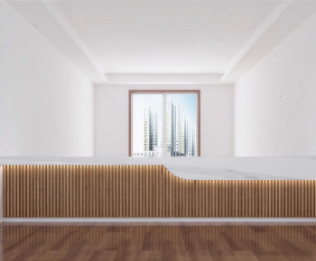 Modern Reception Desk-ID:883259871