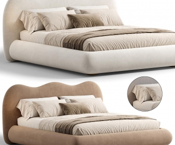 Modern Double Bed-ID:234407903