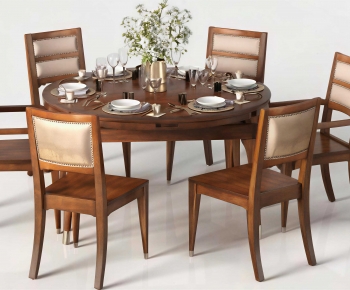New Classical Style Dining Table And Chairs-ID:733896972