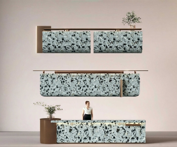 Modern Reception Desk-ID:194412955
