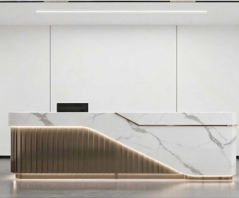 Modern Reception Desk-ID:351418979