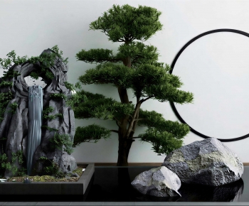 New Chinese Style Garden-ID:371551049