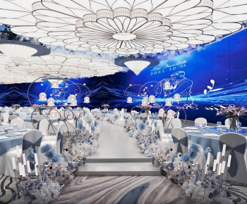 Modern Banquet Hall-ID:714448933