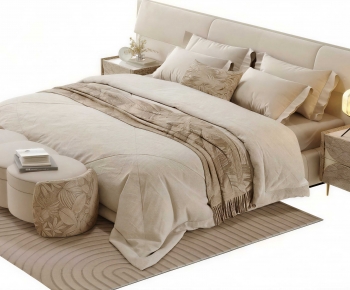 Modern Double Bed-ID:291367054