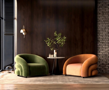 Modern Single Sofa-ID:312875997