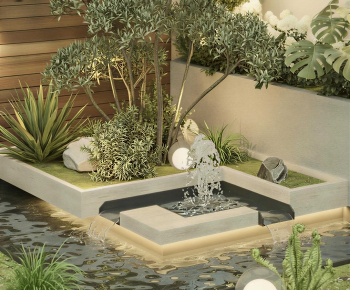 Modern Plant Landscaping-ID:287852058