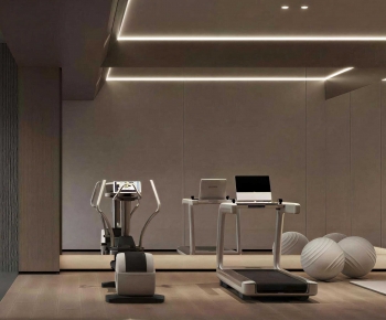 Modern Home Fitness Room-ID:499018912