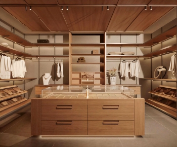 Modern Clothes Storage Area-ID:138047932