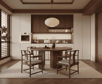 New Chinese Style Dining Room-ID:947155951