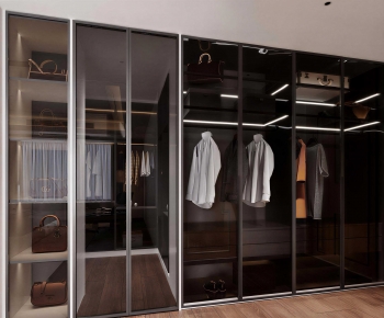 Modern Clothes Storage Area-ID:966005093