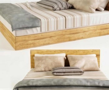 Modern Double Bed-ID:237236982