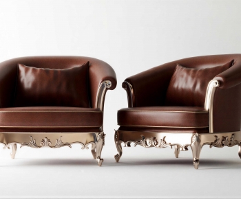 European Style Single Sofa-ID:297508966