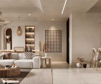 Wabi-sabi Style A Living Room-ID:632457972