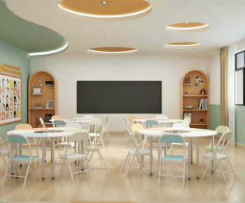 Modern School Classrooms-ID:195540902
