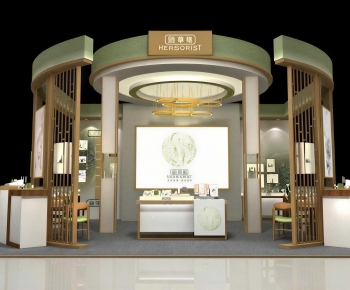 New Chinese Style Exhibition Hall-ID:898566965