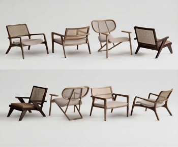 Wabi-sabi Style Lounge Chair-ID:432841069