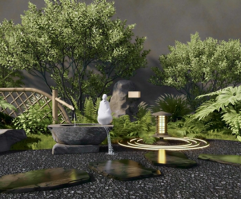 New Chinese Style Garden-ID:138864998