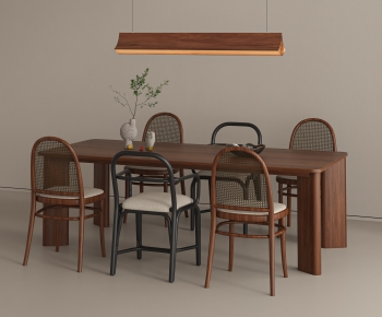 Modern Dining Table And Chairs-ID:150516031