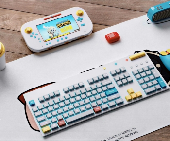Modern Keyboard And Mouse-ID:808986906