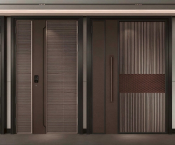 New Chinese Style Entrance Door-ID:624238973