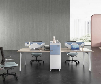 Modern Office Desk And Chair-ID:928814891