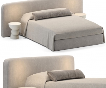Modern Double Bed-ID:809421066
