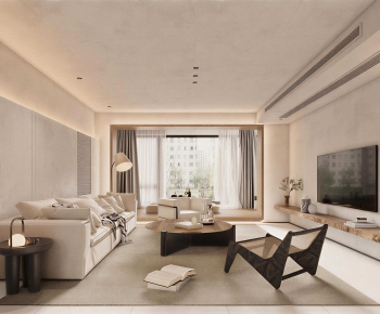 Wabi-sabi Style A Living Room-ID:742104057