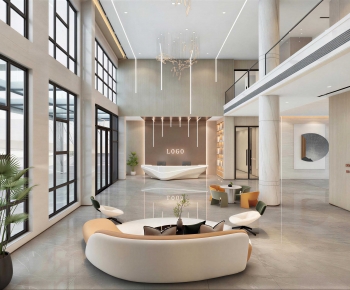 Modern Office Reception Desk-ID:294786932