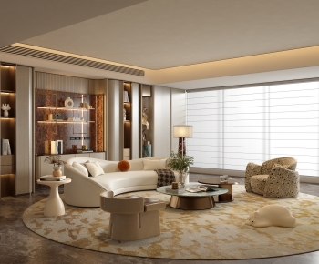 Modern A Living Room-ID:434700974