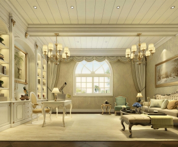 European Style A Living Room-ID:882412916