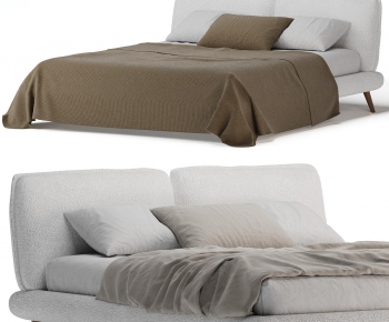 Modern Double Bed-ID:701849947