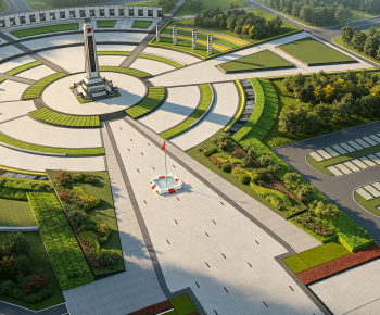 Modern Park Landscape-ID:778840074